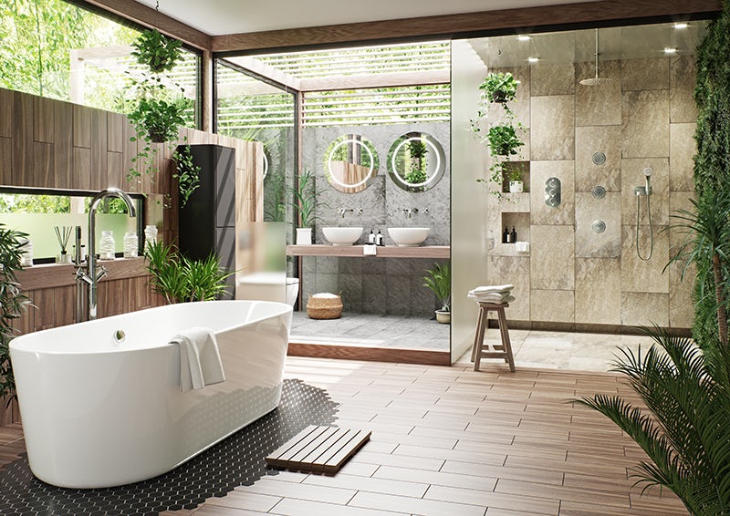 bathroom ideas: tropical bathrooms | victoriaplum