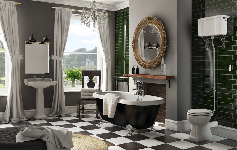 Style Art Deco Bathroom On A Budget Victoriaplum Com