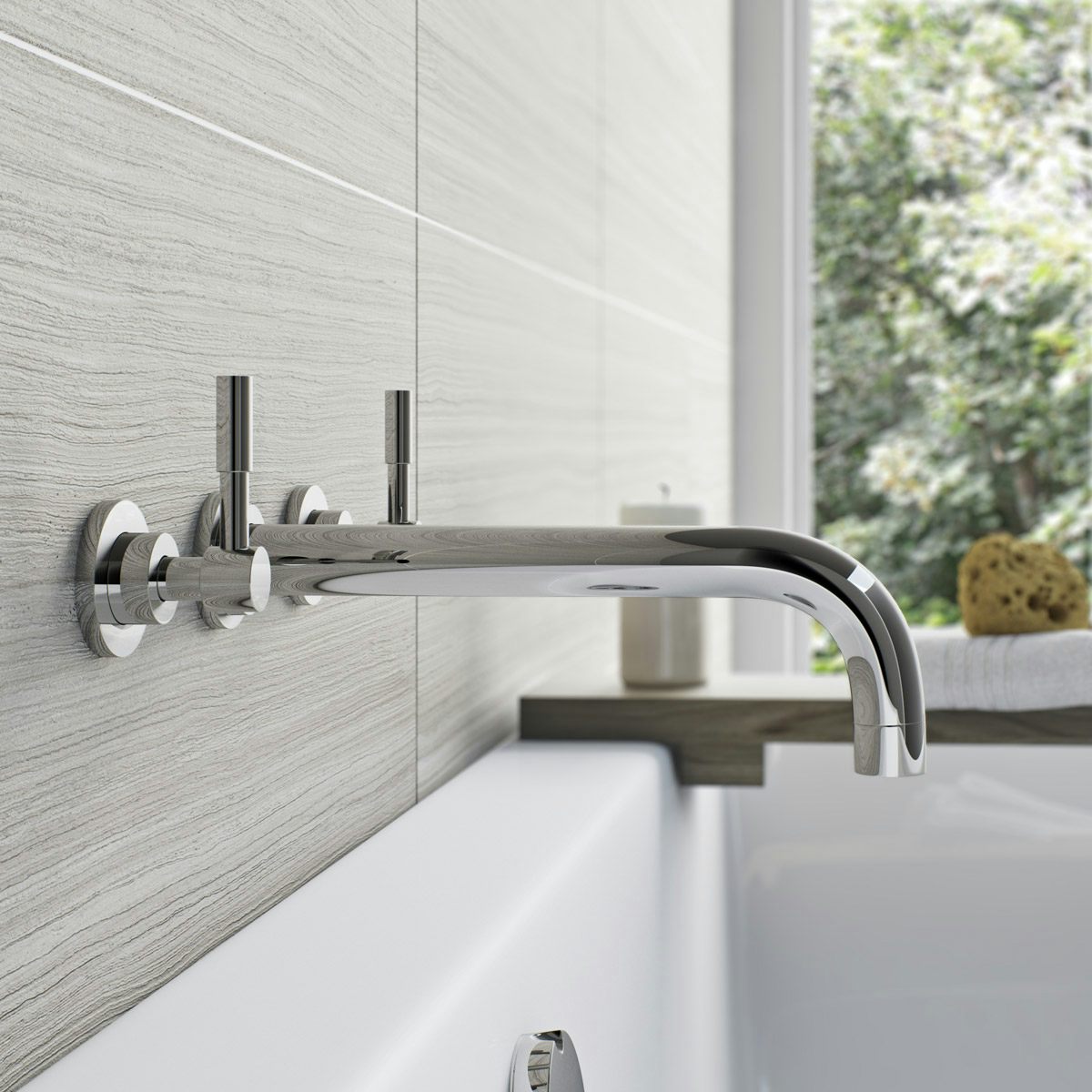 Mode Harrison Wall Mounted Bath Mixer Tap| VictoriaPlum.com