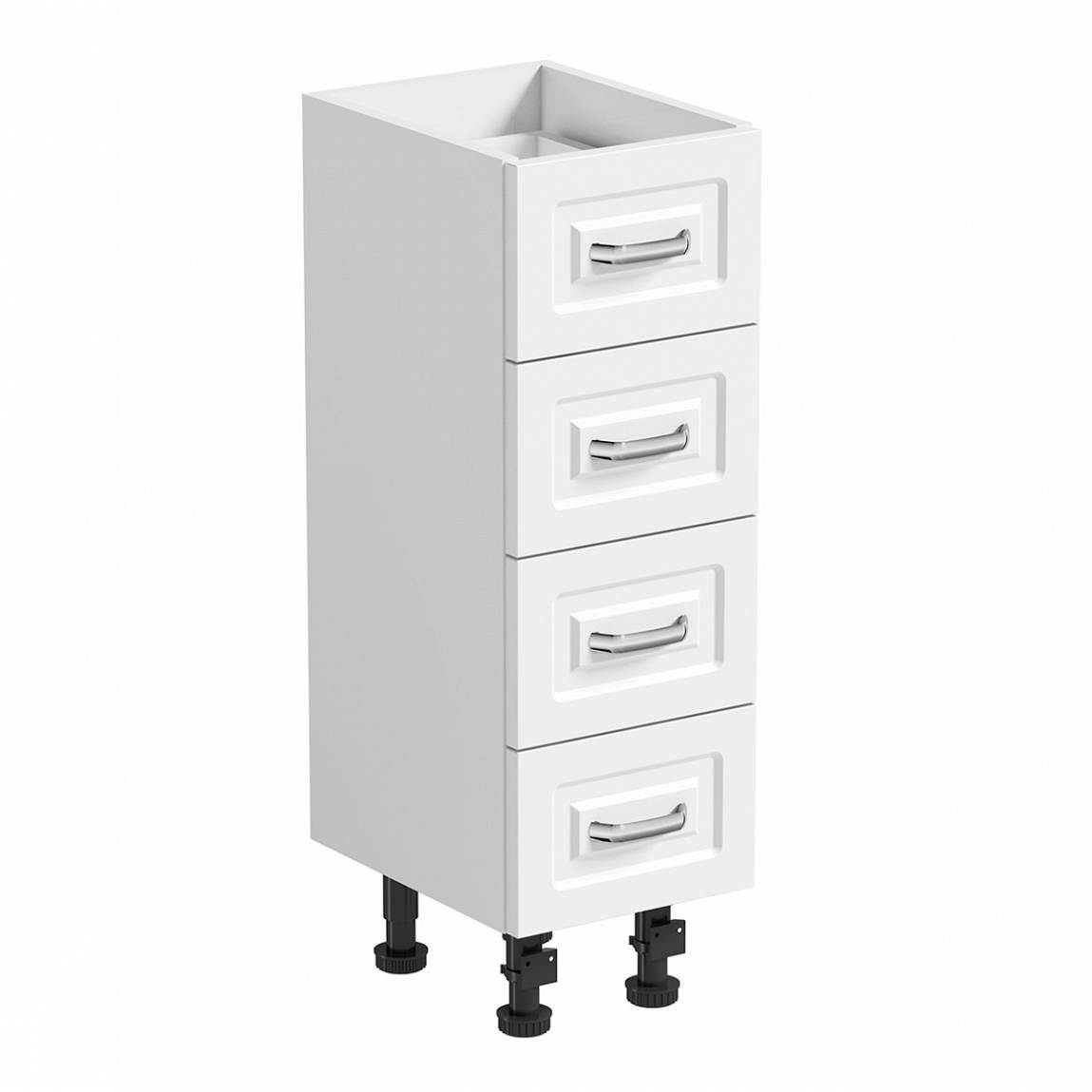 Orchard Florence Straight Drawer Unit Pack With Black Top Large